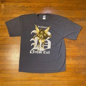 Jethro‎ Tull Broadsword Tour T Shirt Men's XL Gray 2004 Tour Concert Tee